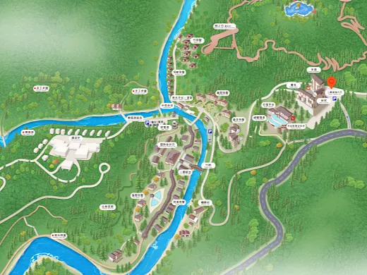 京口结合景区手绘地图智慧导览和720全景技术，可以让景区更加“动”起来，为游客提供更加身临其境的导览体验。